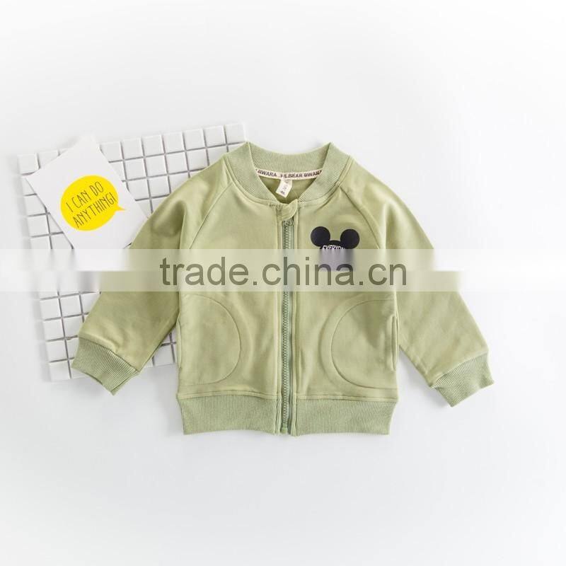 Baby girls spring leisure zipper jacket/jacket for kids