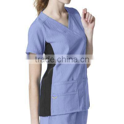 ZX OEM ODM scrubs wholesalemedical scrubs chinaMedical Wear Hospital Scrub Top 65%Polyester/ 35%Cotton