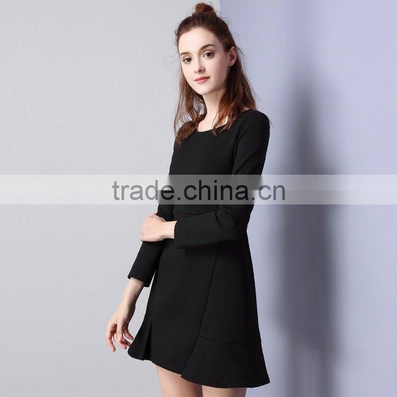 Latest fashion dress women winter 2017 new design hoodie long sleeve letter printed winter dress