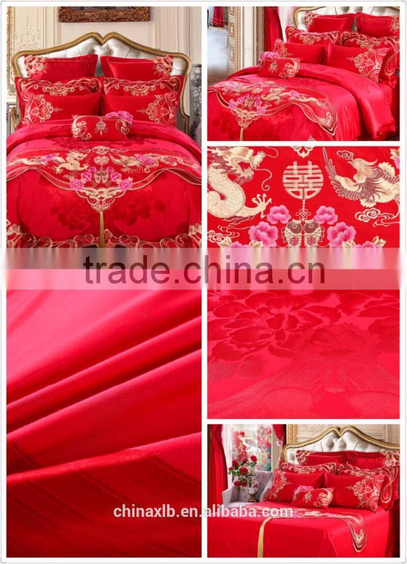 100% Polyester Material and Yarn Dyed Pattern sheet bed set