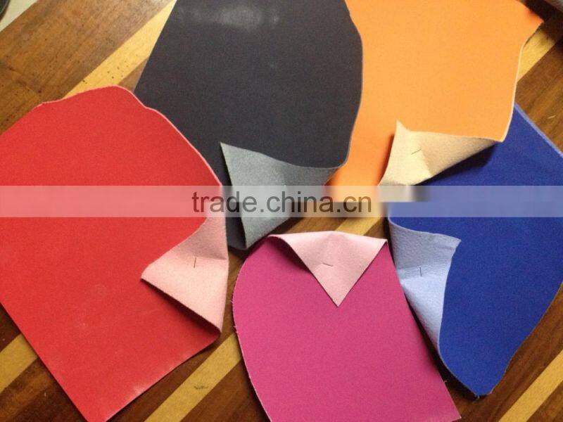 PU artificial Leather With Non-woven backing Stock Lot