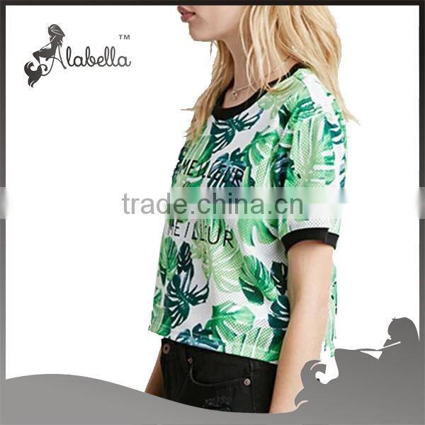 Cheap wholesale tshirt with Sublimation printing mesh fabric