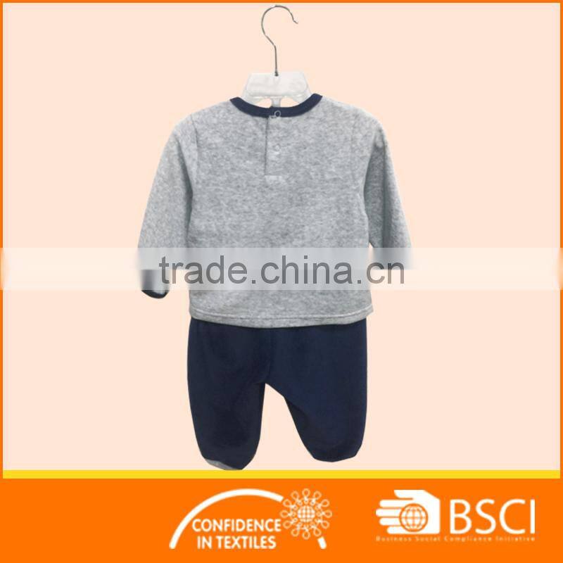 Bear pattern autumn winter long sleeve boys pajamas children sleepwear