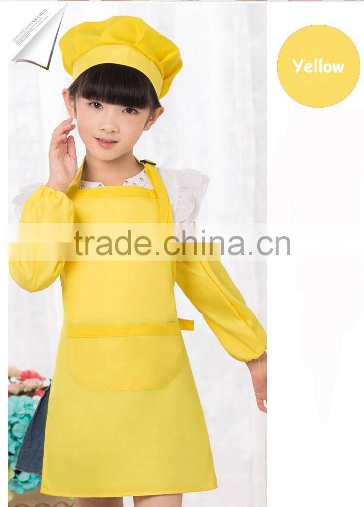 Apron,Polyester Kid Apron Children Apron