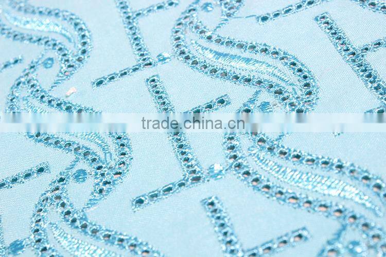 2017 New Polish Lace Swiss Voile Lace Fabrics with Stones SL0425