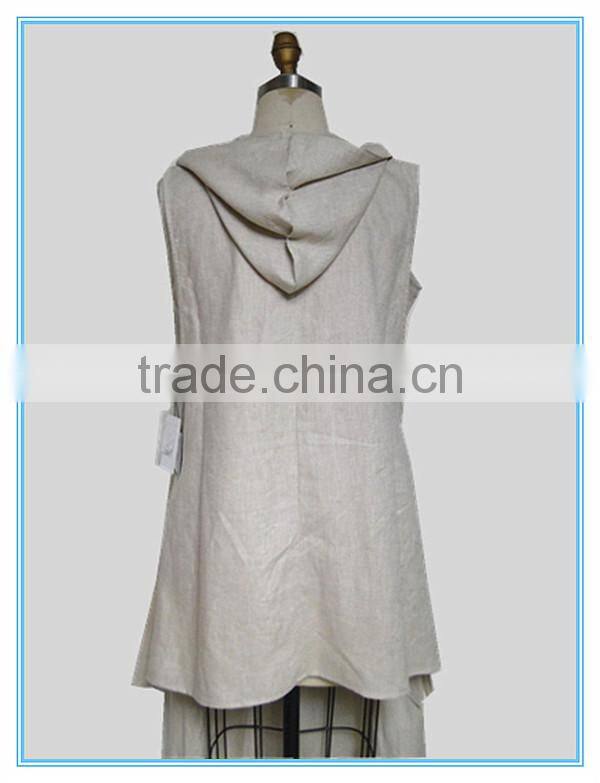 Plus Size Ladies Pant Suits Linen Fabric