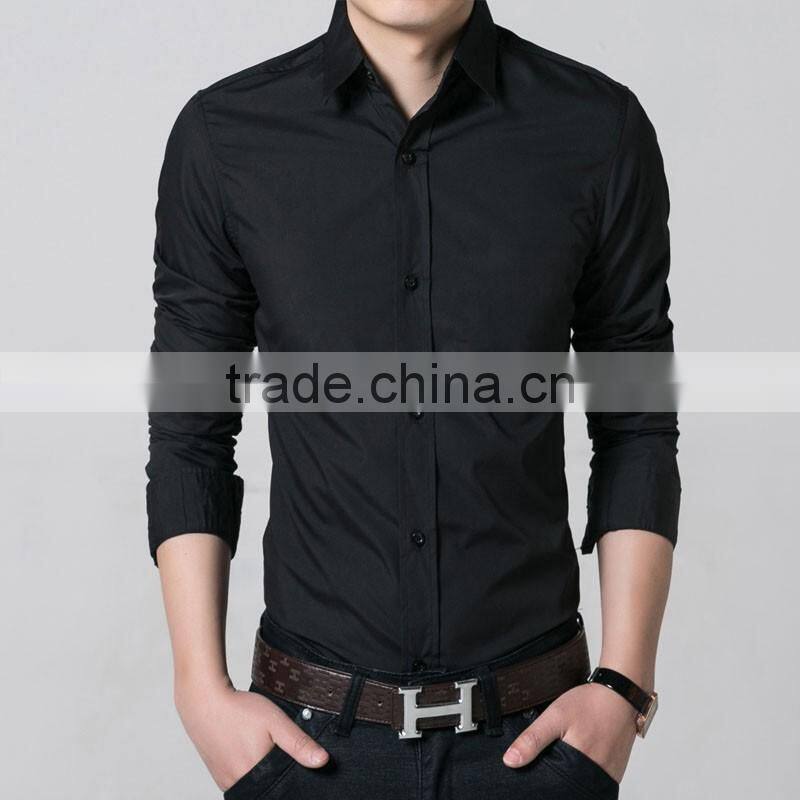 OEM custom fashion designer slim fit formal official shirts for men