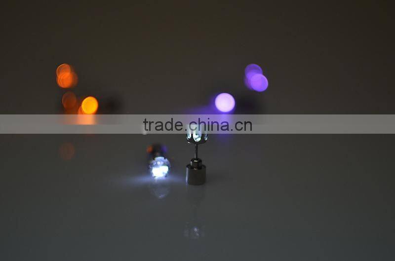 Wholesale Crystal Lighting LED Ear Stud new ear nail
