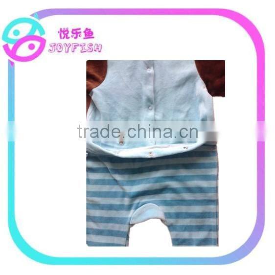 Velour cartoons baby romper
