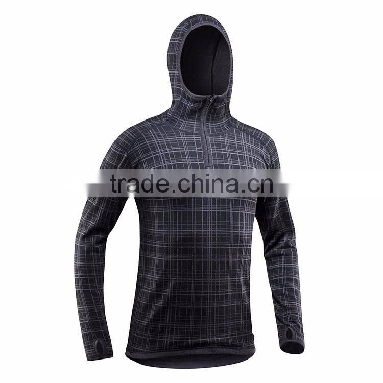 2017 China Custom sports wear men antibacterial long sleeve t shirt for running wear