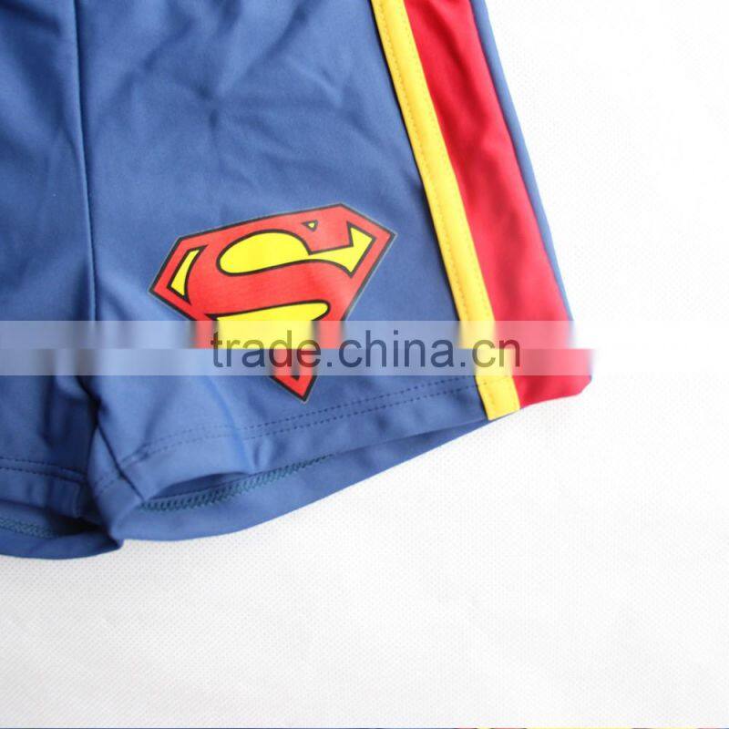super man hot child swimwear