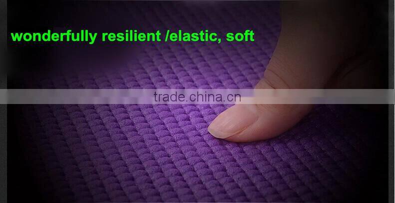 Eco-friendly Anti-Slip Yoga Mat,PVC Foma yogamatte and pilates mat