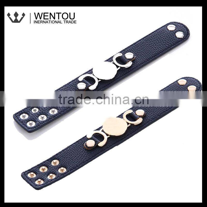 Fashionable Personalized Leather Bracelet