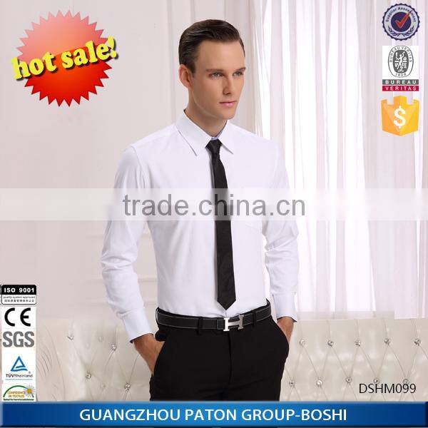 Custom 100% Cotton White Pant Shirt New Style Pant Men's Dress Shirt Design