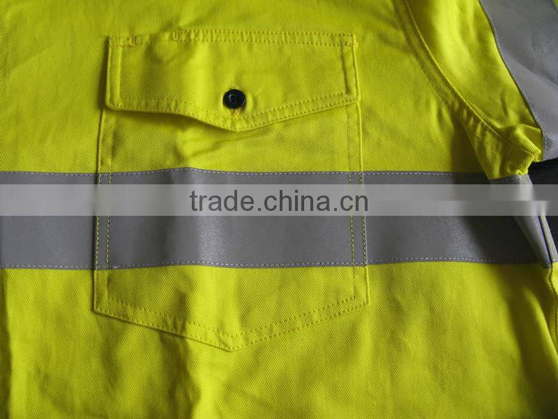 long sleeve short sleeve work wear shirt for Australia market with 3M tape
