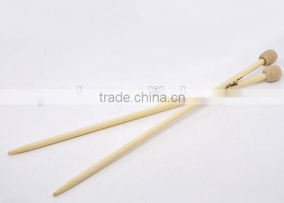 1Pair/pack 23cm Single Pointed Bamboo Knitting Needle