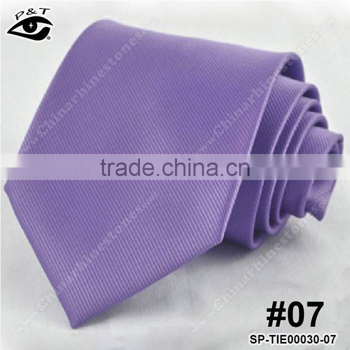 Striped Pure color Suit Tie Business Tie Wedding Tie For men