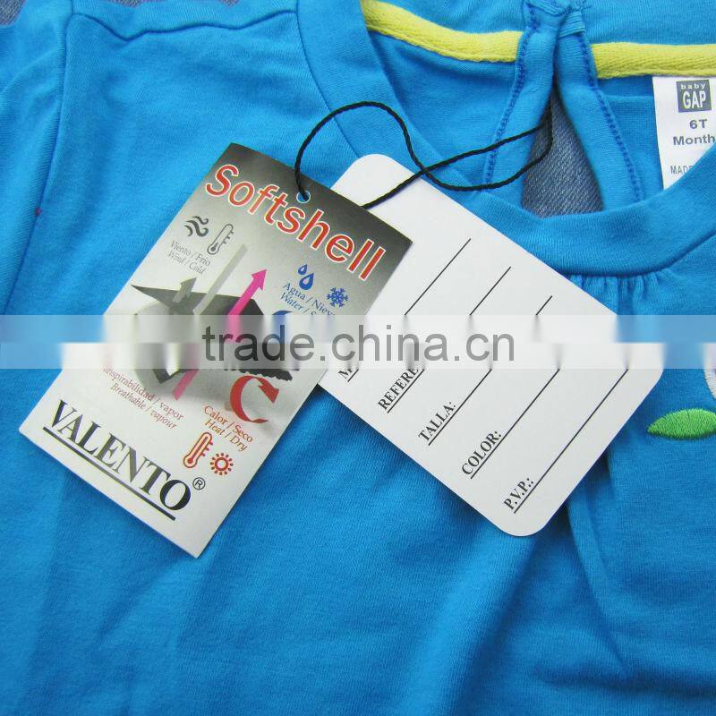 Garment Paper Tag made in china