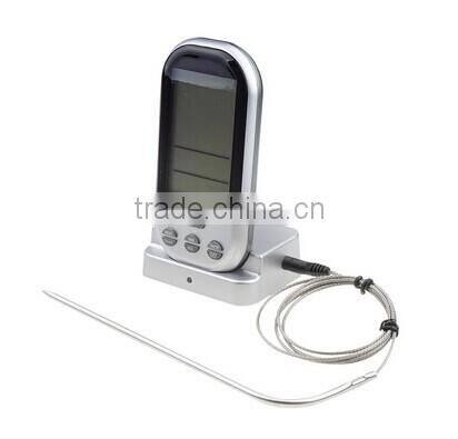Programmable Wireless Remote Digital Thermometer & Probe, Meat, BBQ, Grill Tool