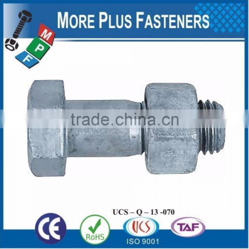 Made In Taiwan DIN 7990 Structural Hexagon Bolt DIN 7990