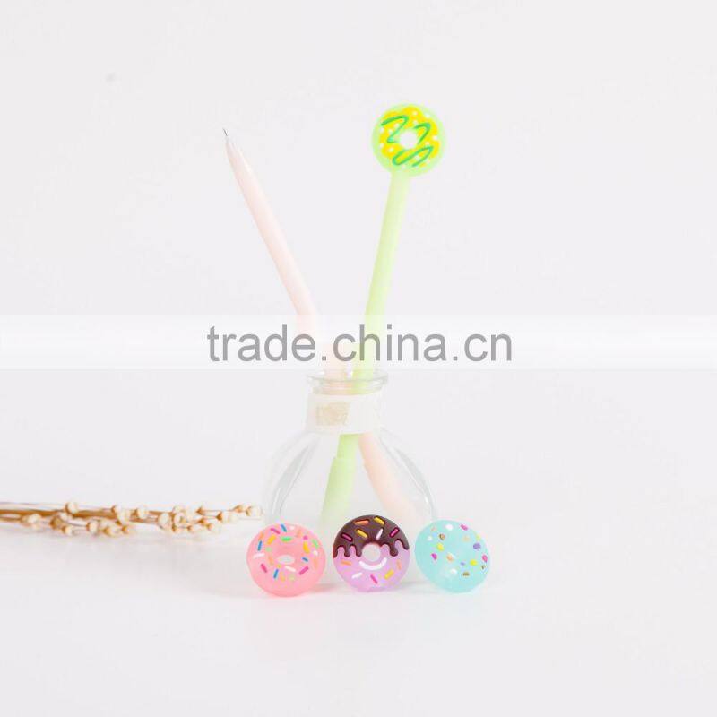 Cute Doughnut gel pen escolar stationery canetas school office supplies