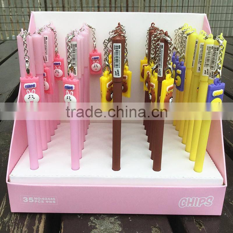 New hot sale promotional gel ball pen school student gift night light