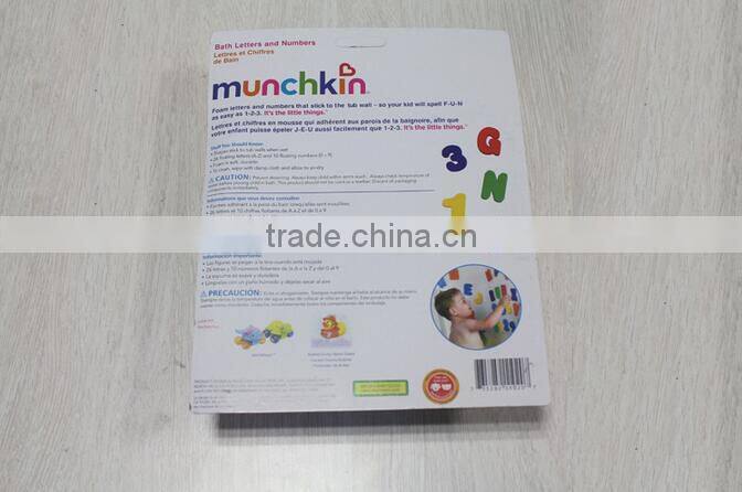 hot sale baby bath letters and numbers toy magnetic educational toys for kids