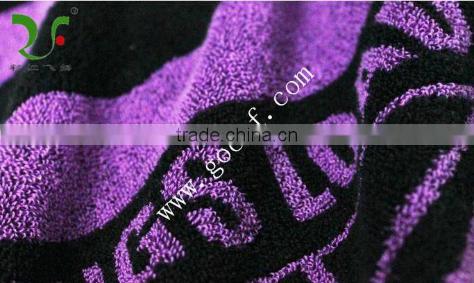 100% cotton yarn dyed jacquard fitness towel