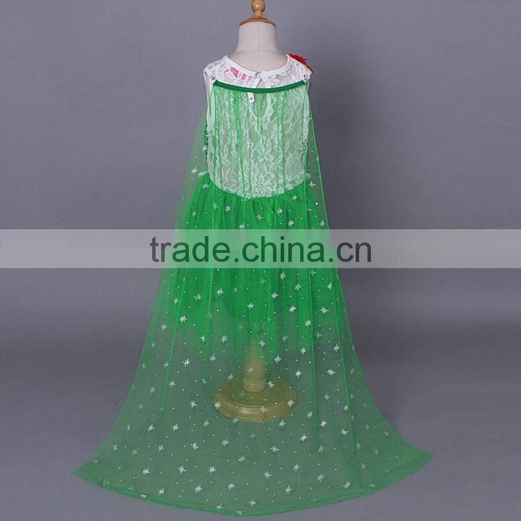 2015 new arrival cosplay kids elsa costume / elsa dress for girls M5041803