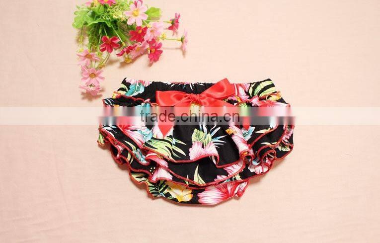 Wholesale baby sweet boutique clothing baby girl's cotton bloomers