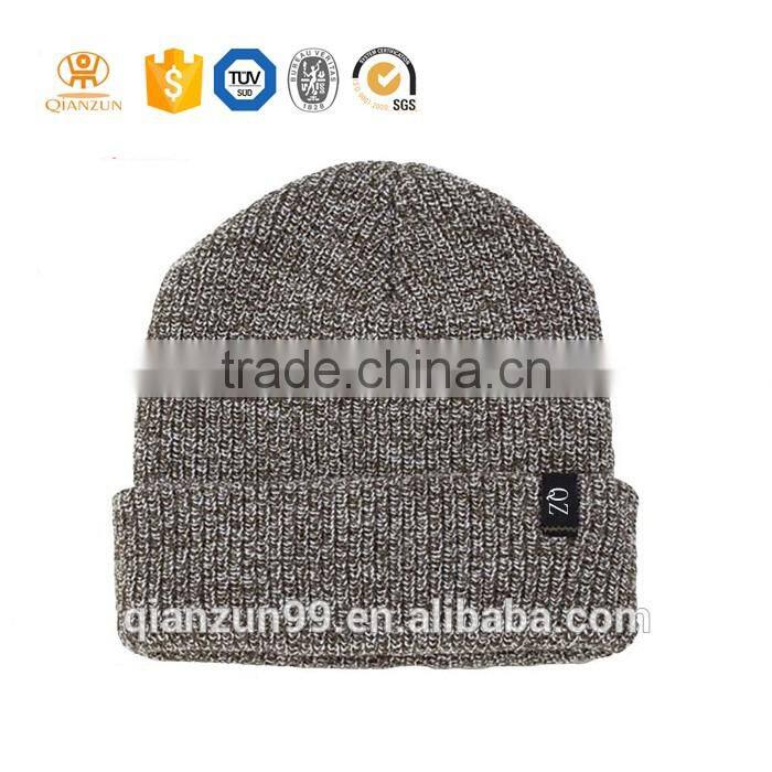 A&B thread Wholesale 100 acrylic beanie custom sports beanie knit beanie