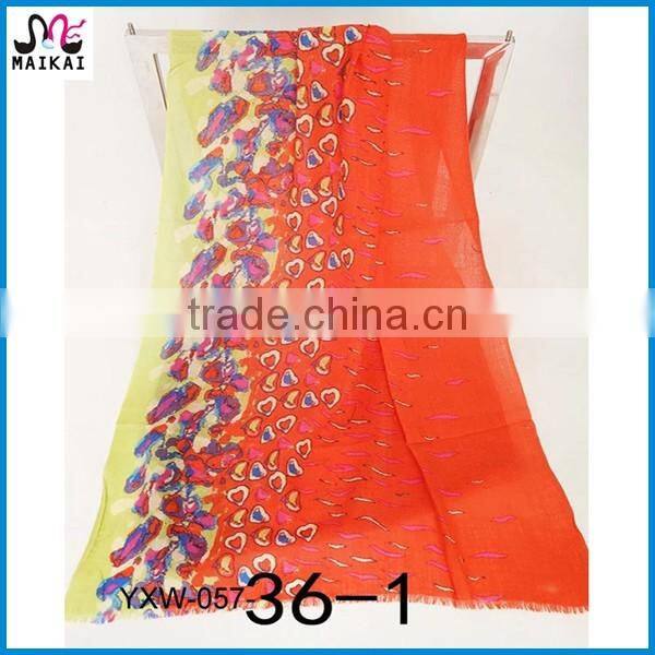 Wholesale new design lady's fashion wool pashmina scarf and shawl 2016