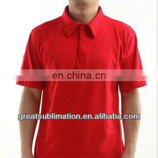 Pure color Man T-shirt with collar