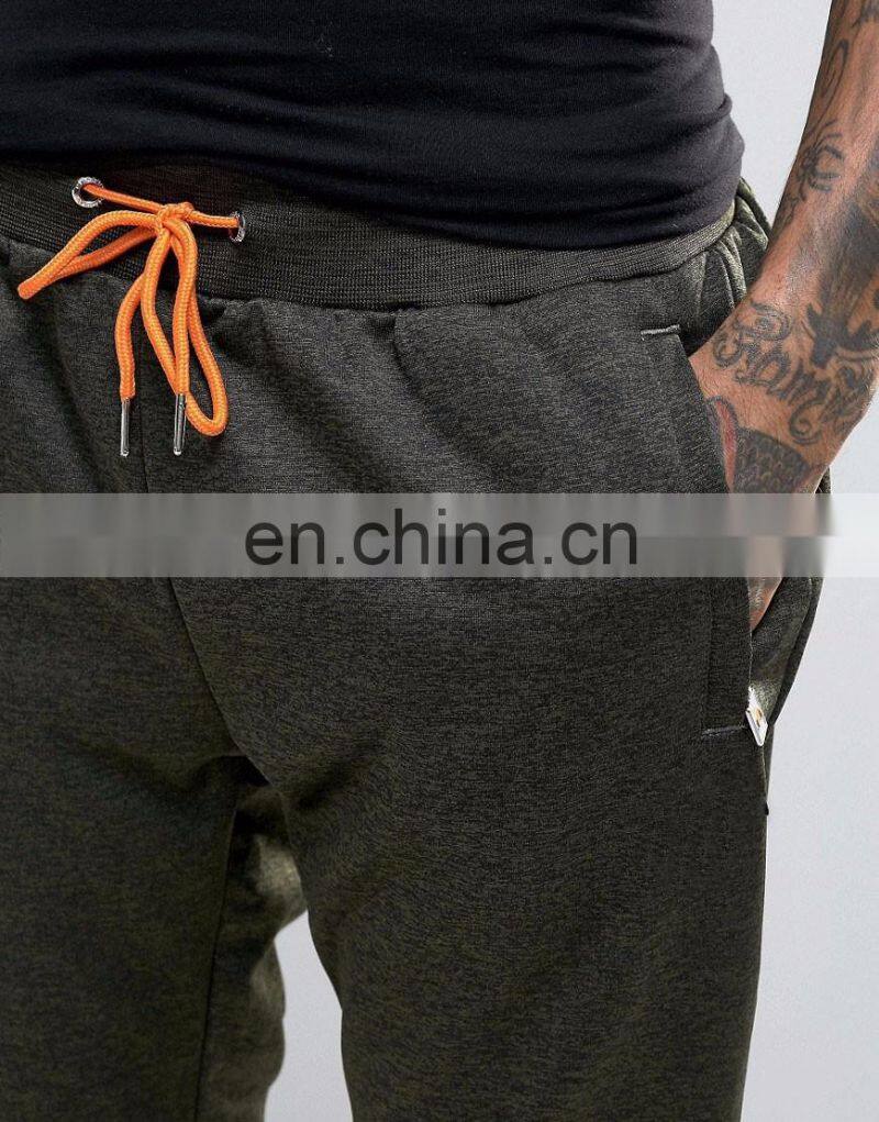 Wholesale Men Sweatpants With Zips Side Pockets Custom Skinny Fit Joggers