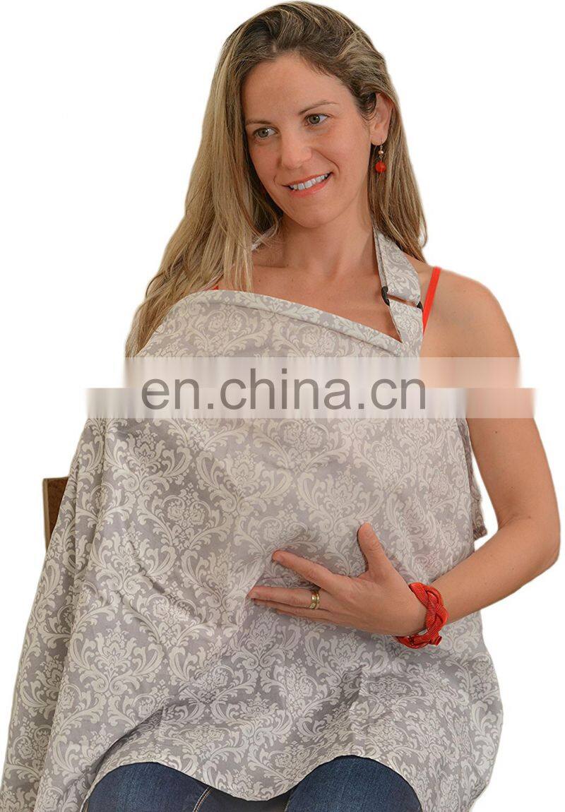 100% Cotton Breathable Breastfeeding Nursing Cover