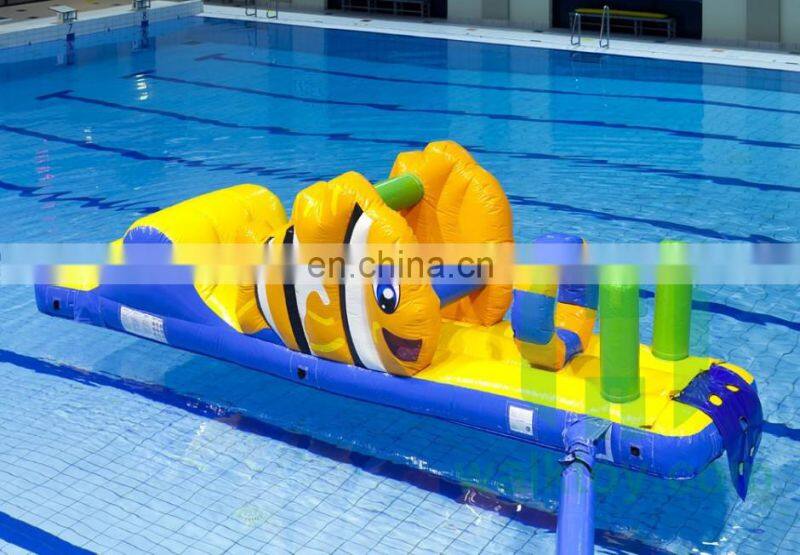 HI hola gold fish inflatable floating water park on swimming pool