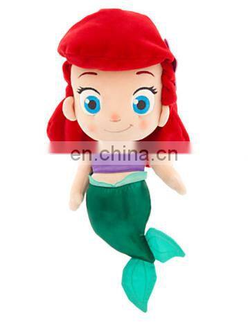 Customiztaion logo mermaid figures dolls toy,Good-looking plush stuffed mermaid doll toys