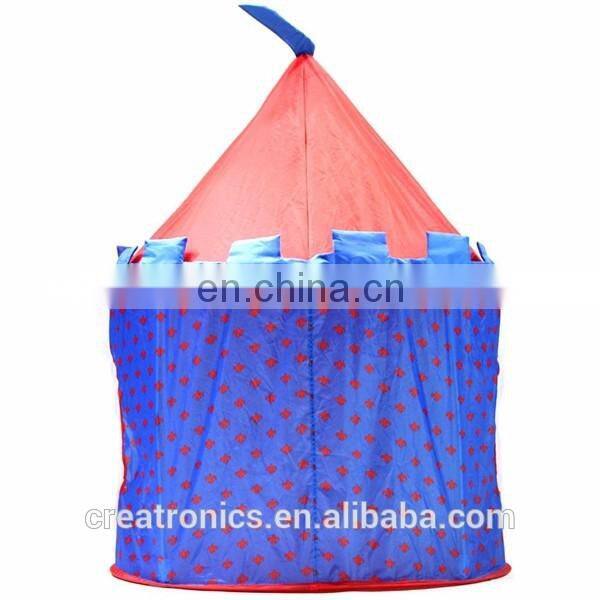 Kids Foldable Pop Up Play Tent Indoor Pink Dark Bule Play House Baby Outdoor Princess Castle Kid Play Tent