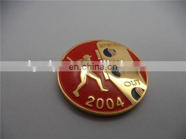 promotional zinc alloy die cast metal enamel delicate custom metal antique coin