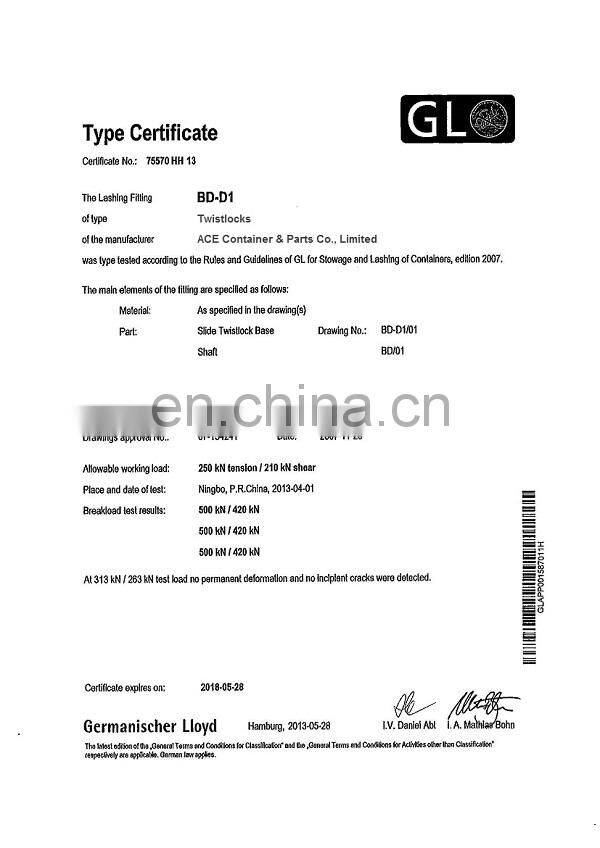 Flush Foundations Container ISO Socket