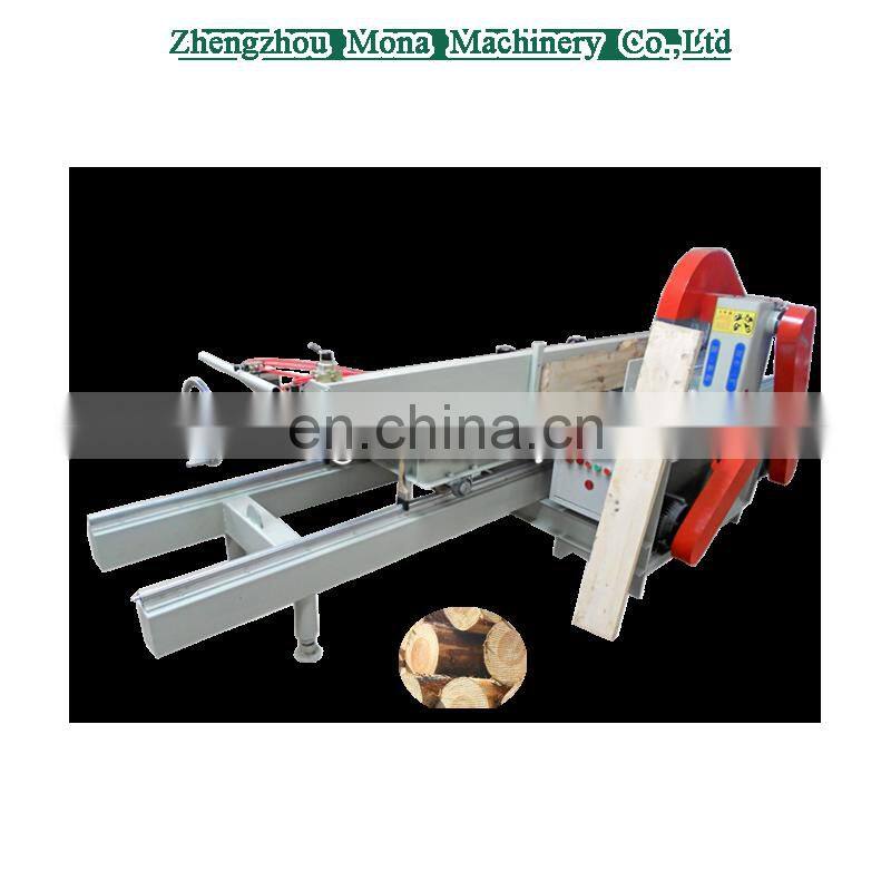 Best feedback table saw sliding moving smooth cutting log saw mill machine
