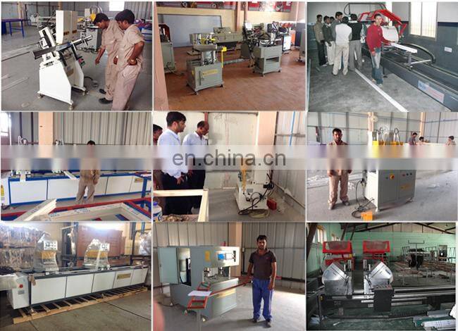 Double welding UPVC door and window machine