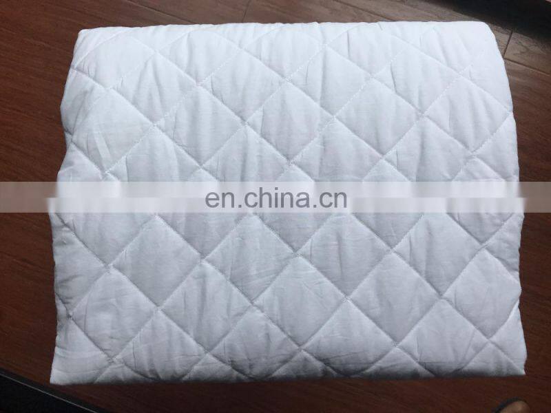 soft home use Poly cotton Quilted mattress pad hotel mattress cover hotel mattress pad Hypoallergenic