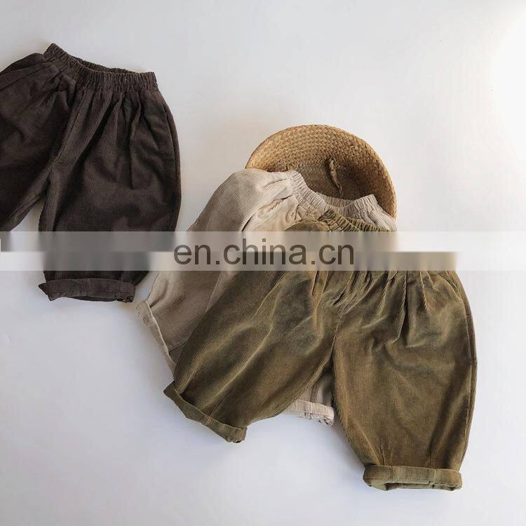 New OEM Corduroy Fabric From Yifan Dress For Baby Cute Pant