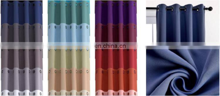 Thermal Insulated  Room Darkening Grommet Blackout Window Curtain Panels for Bedroom
