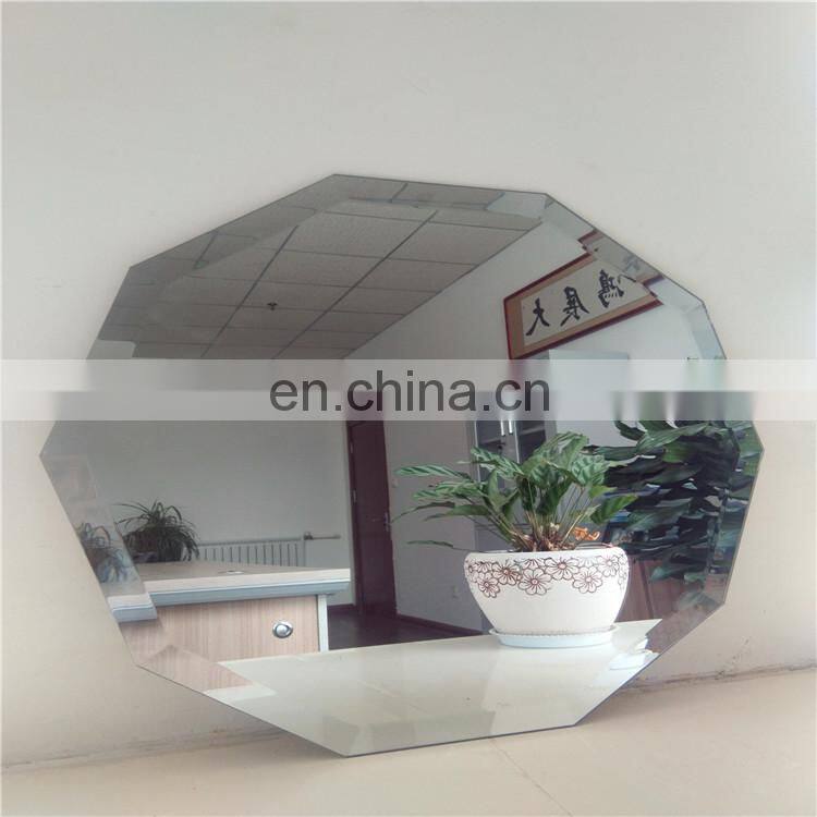 6mm bathroom mirror glass with beveled edge