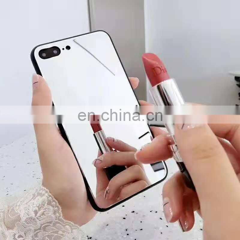 OEM phone case box importer For Iphone X Mobile Shell Personality IP8/7plus Mirror Glass 6s waterproof case phone water proof