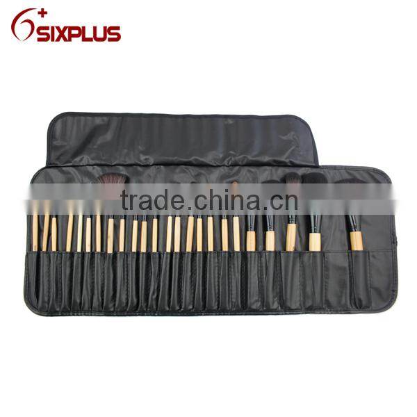 24 pcs beige quality makeup brush for cheap / luxury makeup brush / animal hair makeup brush sets