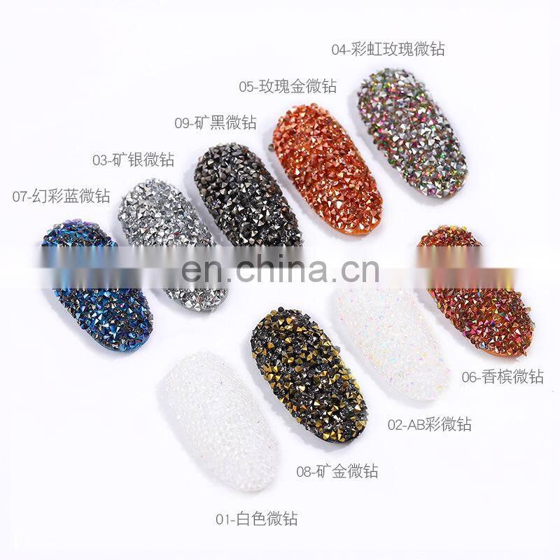 Crystal Sand Tiny Beads Nail Art Rhinestone