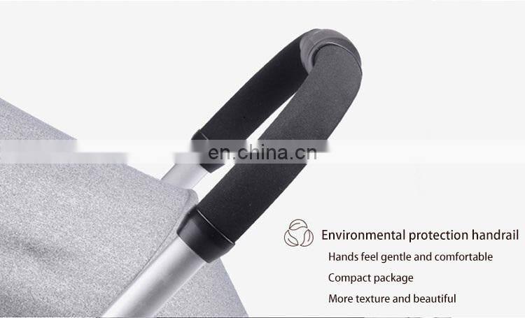 Portable baby stroller pushchair with travel system and large storage